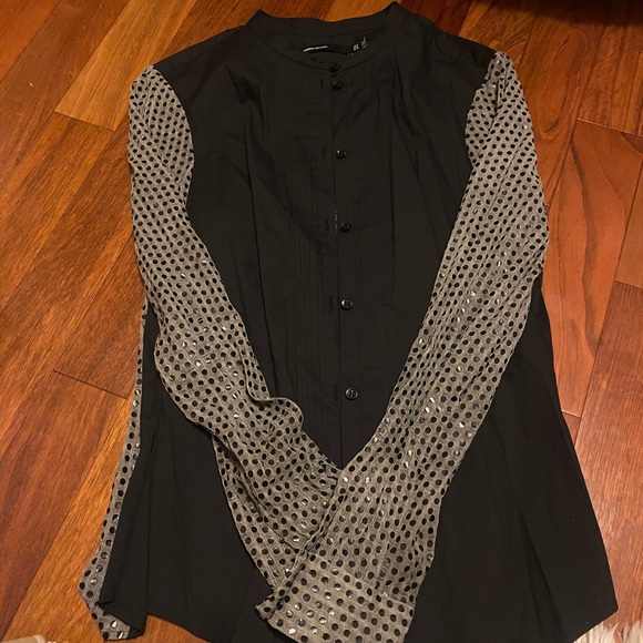 Karen Millen Button Down Corporate Top Blouse - Picture 2 of 5